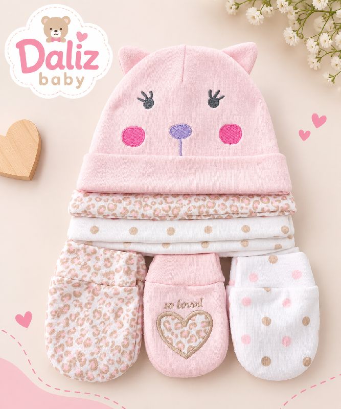 SET DE 3 GORROS Y 3 MANOPLAS
