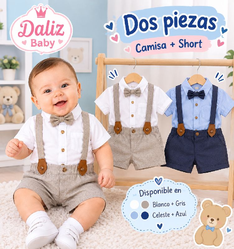 CONJUNTO FORMAL KIDS LAND CAMISA SENCILLA