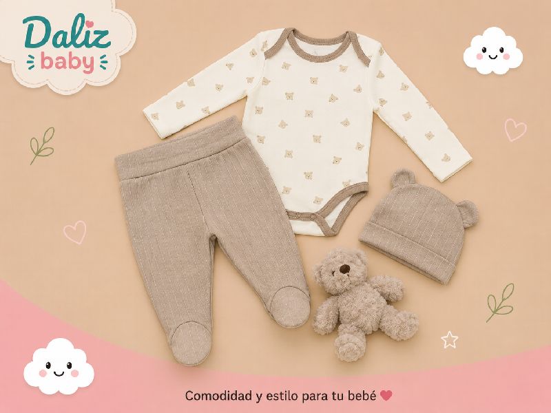 CONJUNTO DE MAMELUCO GON GORRO Y PELUCHE