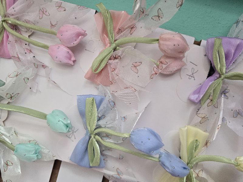 PRENSAPELO DE TULIPAN TONOS PASTEL