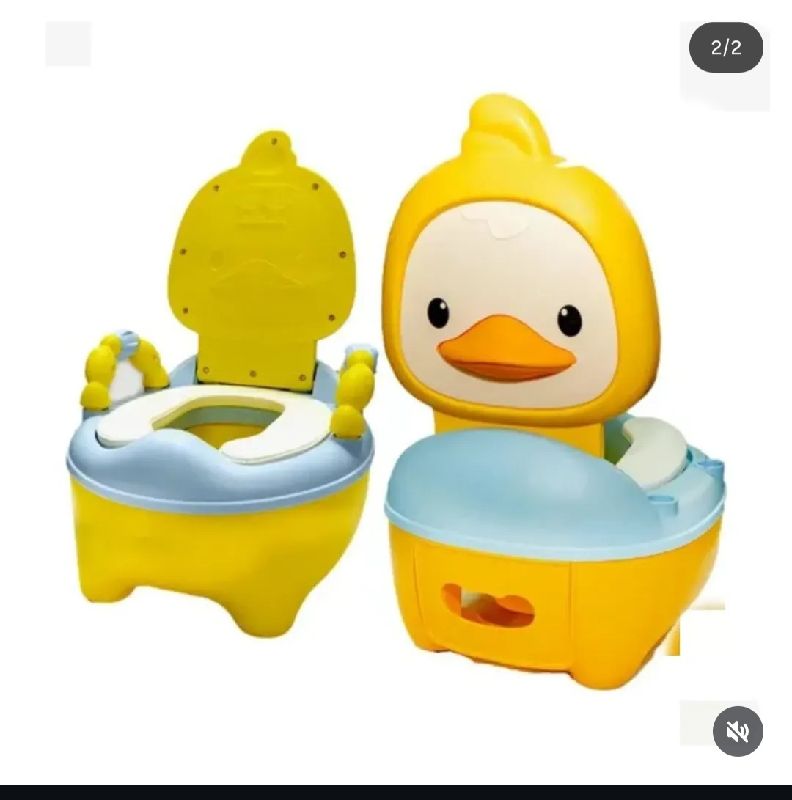 INODORO ENTRENADOR PARA BEBE EN FORMA DE DE POLLITO