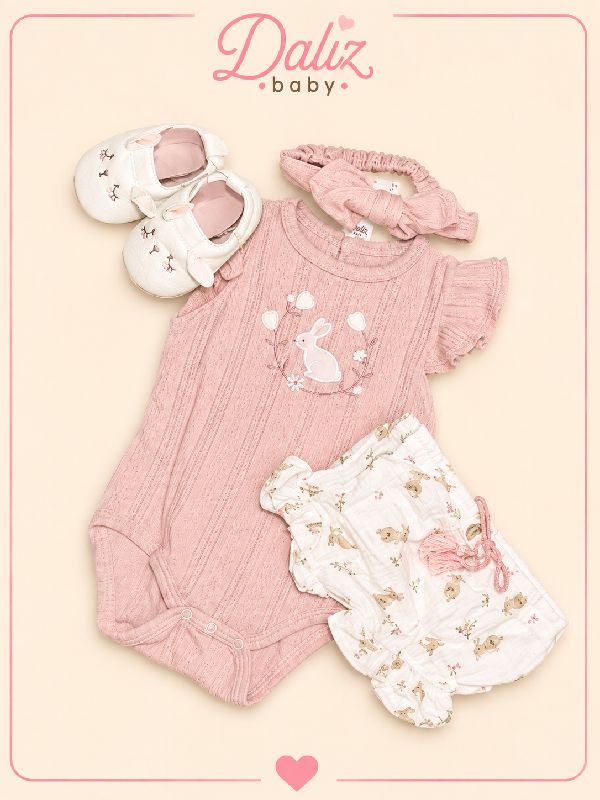 CONJUNTO DE 4 PIEZAS ZAPATOS DE CONEJO