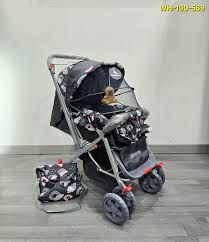 CARRIOLA BEBESITO CON ESTAMPADO Y MOVIL DE OSITO