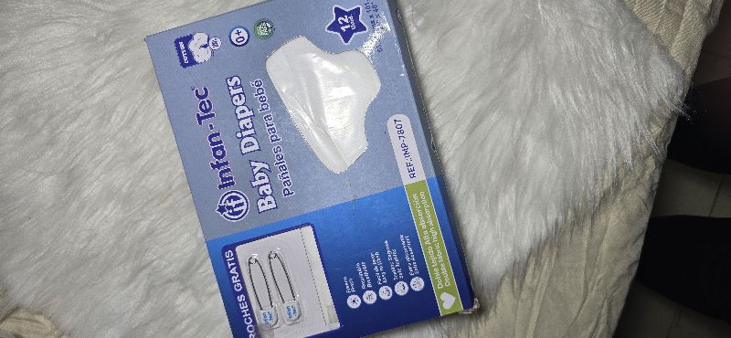 PAÑAL BLANCO CAJA 12 UDS INFAN TEC