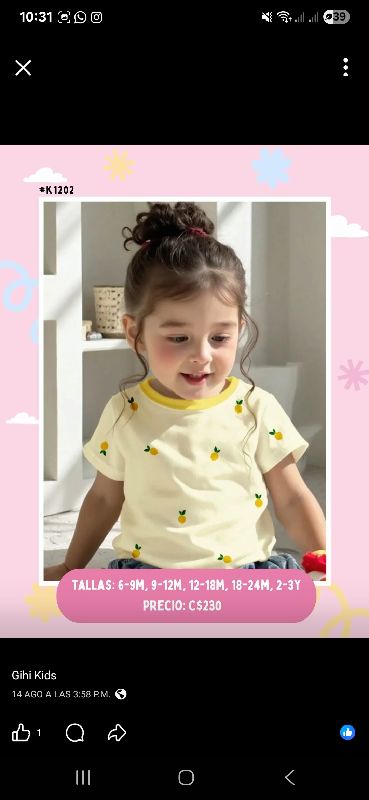 CAMISA AMARILLA ESTAMPADA DE LIMONES