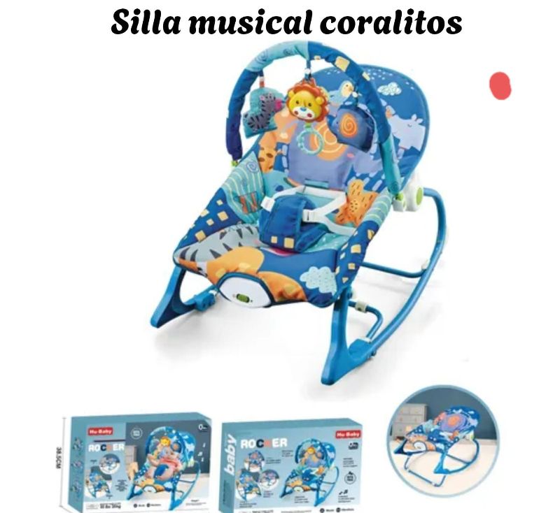SILLA MECEDORA MUSICAL CORALITO