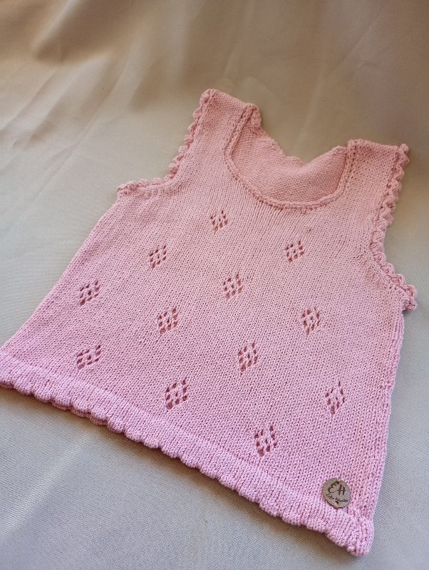 Remera rosa viejo 6 - 9 meses