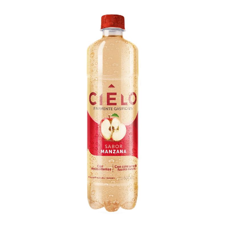AGUA CIELO SABOR MANZANA 600 ML