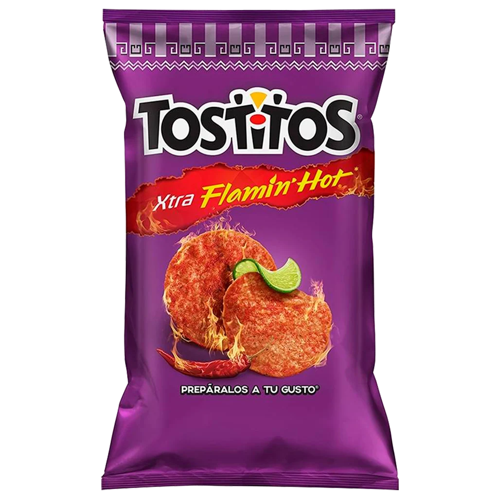 Tostitos flaming