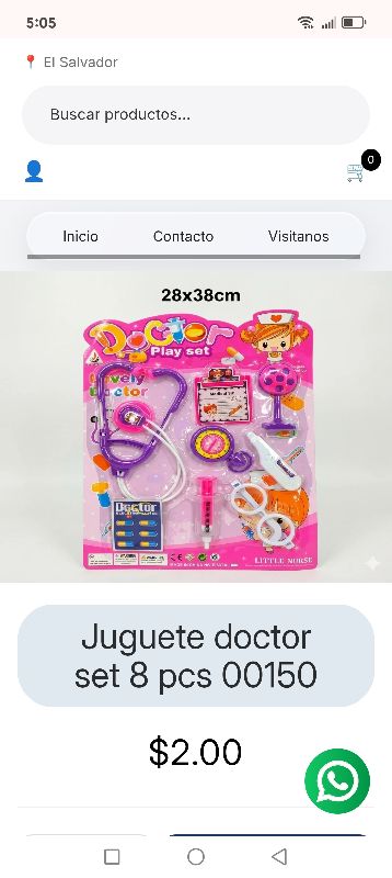 Juguete doctor set 8 pcs