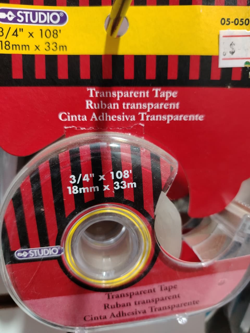 Tirro Transparente Pequeño