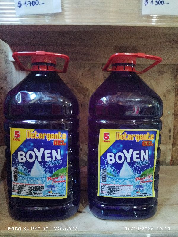 detergente líquido 5 L