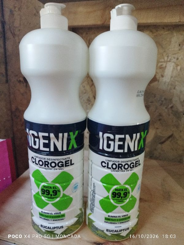 cloro gel higiénix