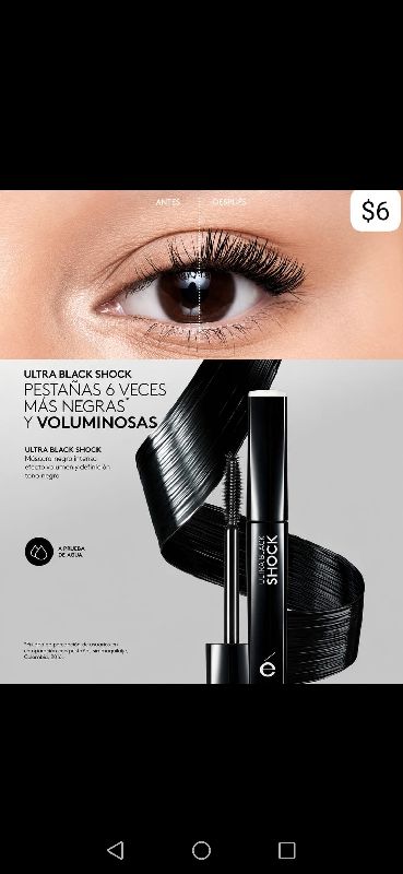 Máscara de pestañas Ultra Black Shock