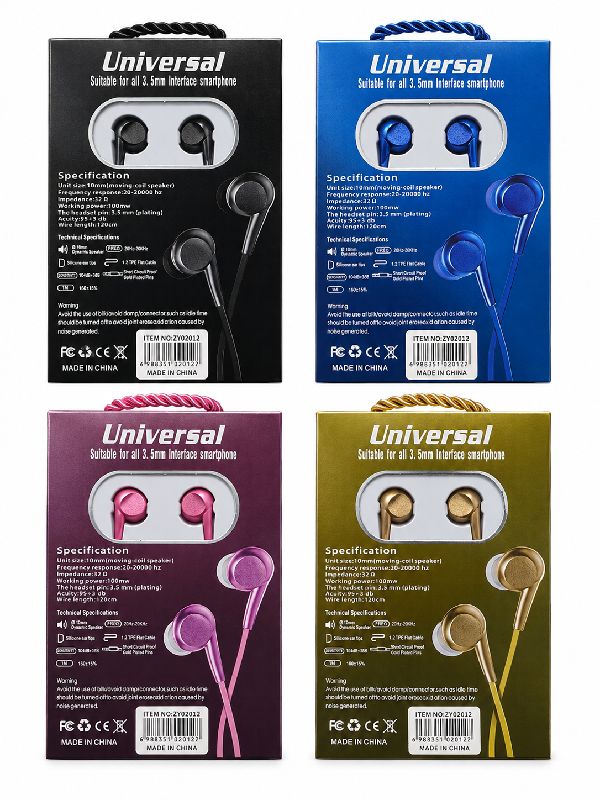 audifono de plus universal con gomitas diferentes colores