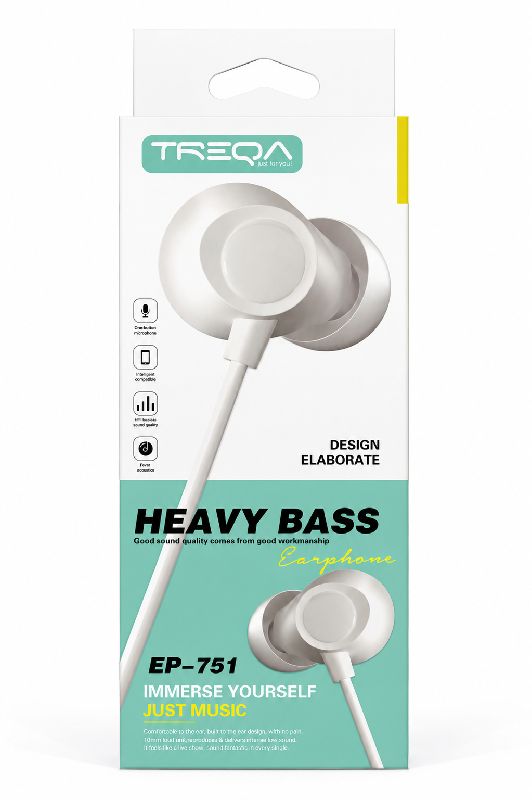 audifono treqa aux heavy bass