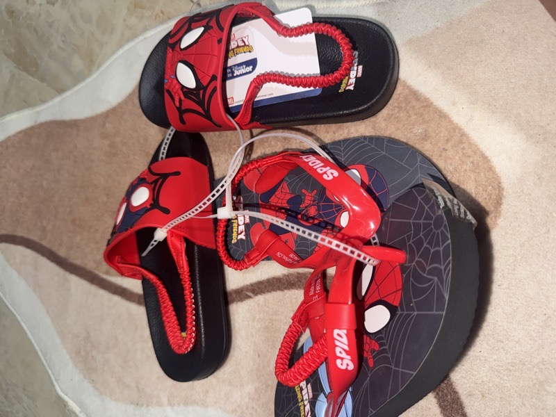 sandalias de niño Spiderman