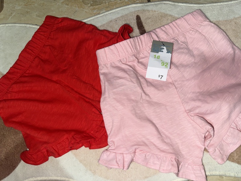 shorts de niña talla 18-24 meses