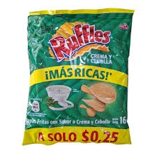 RUFFLES CEBOLLA  0,25