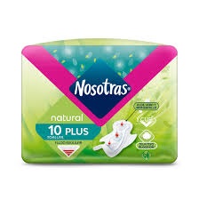TOALLAS SANITARIAS PLUS NOSOTRAS