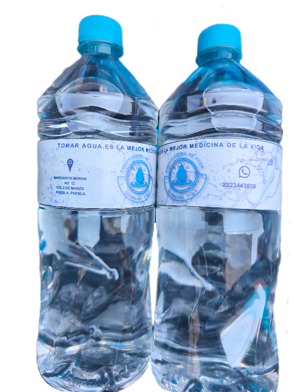 Botellas de agua de 1 litro