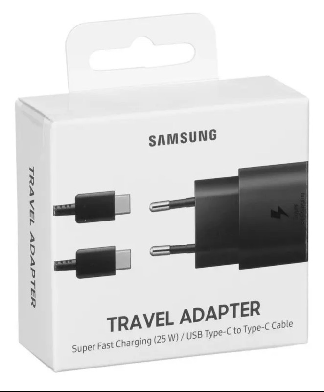 Samsung 25W Tipo C Negro De Pared Con Cable