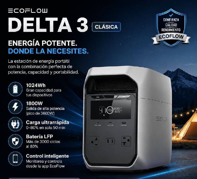 Ecoflow Delta 3 Clasica