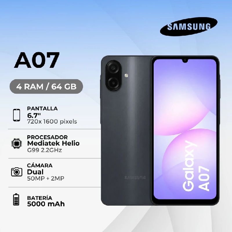 SAMSUNG A07 64GB 4RAM