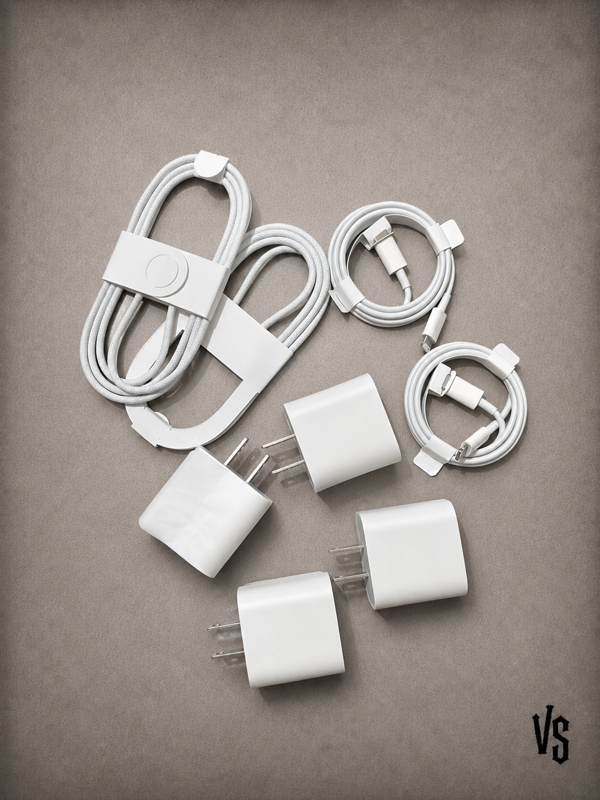 Cargador 20W con cable tipo C o Lightning