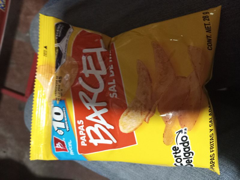 Papas Barcel Sal de Mesa 28g