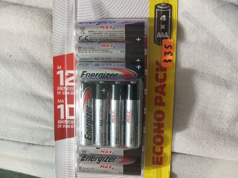 Pilas Energizer Max AAA