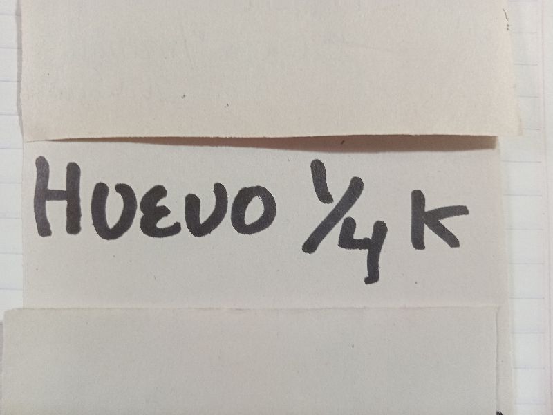 Huevo 1/4
