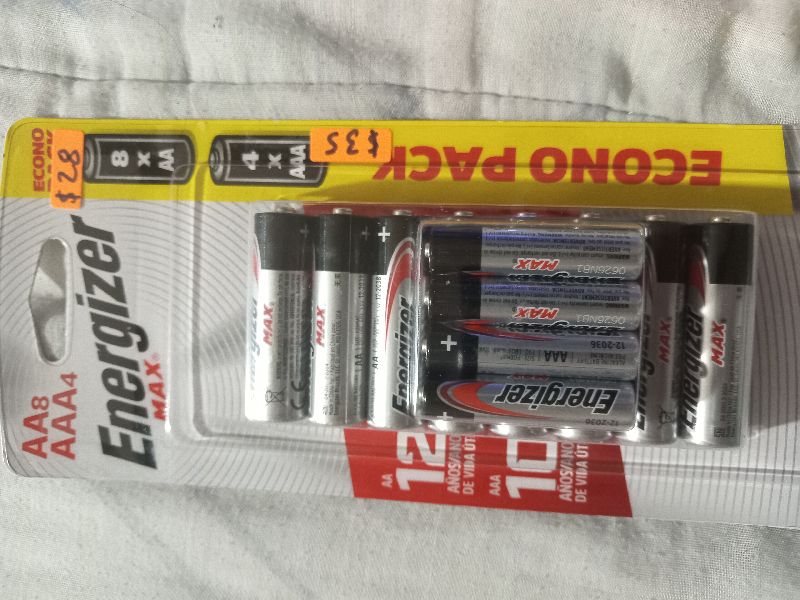 Pilas Energizer Max AA