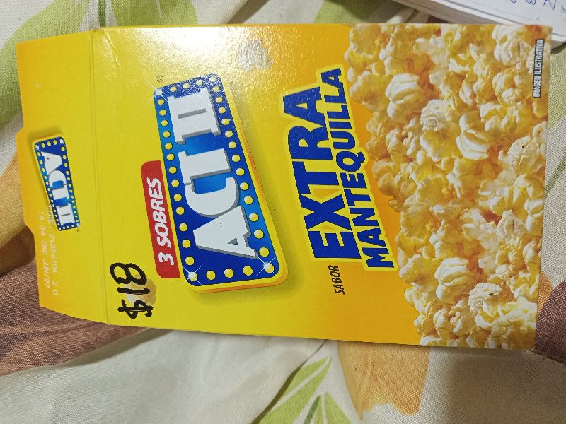 Palomitas extra mantequilla