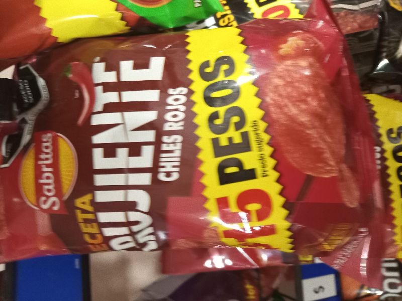Crujiente Chiles Rojos 40g
