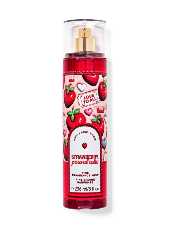Body mist Strawberry Pound Cake