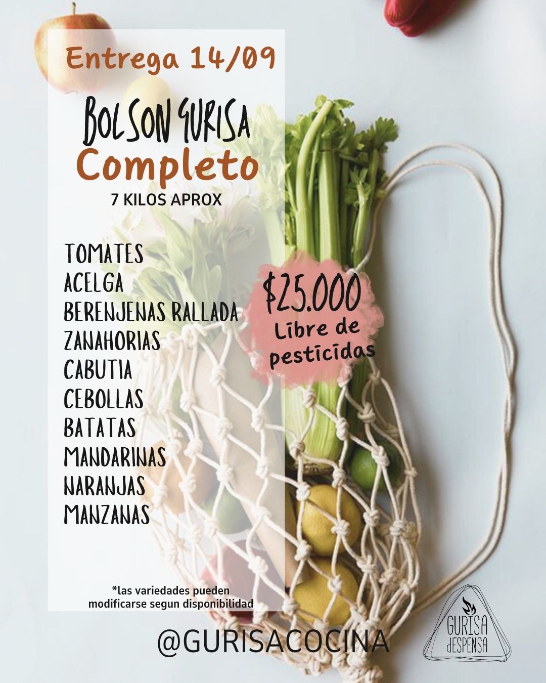BOLSON GURISA AGROECOLOGICO