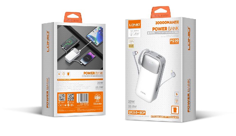 PowerBank LDNIO PQ30 30000mAh