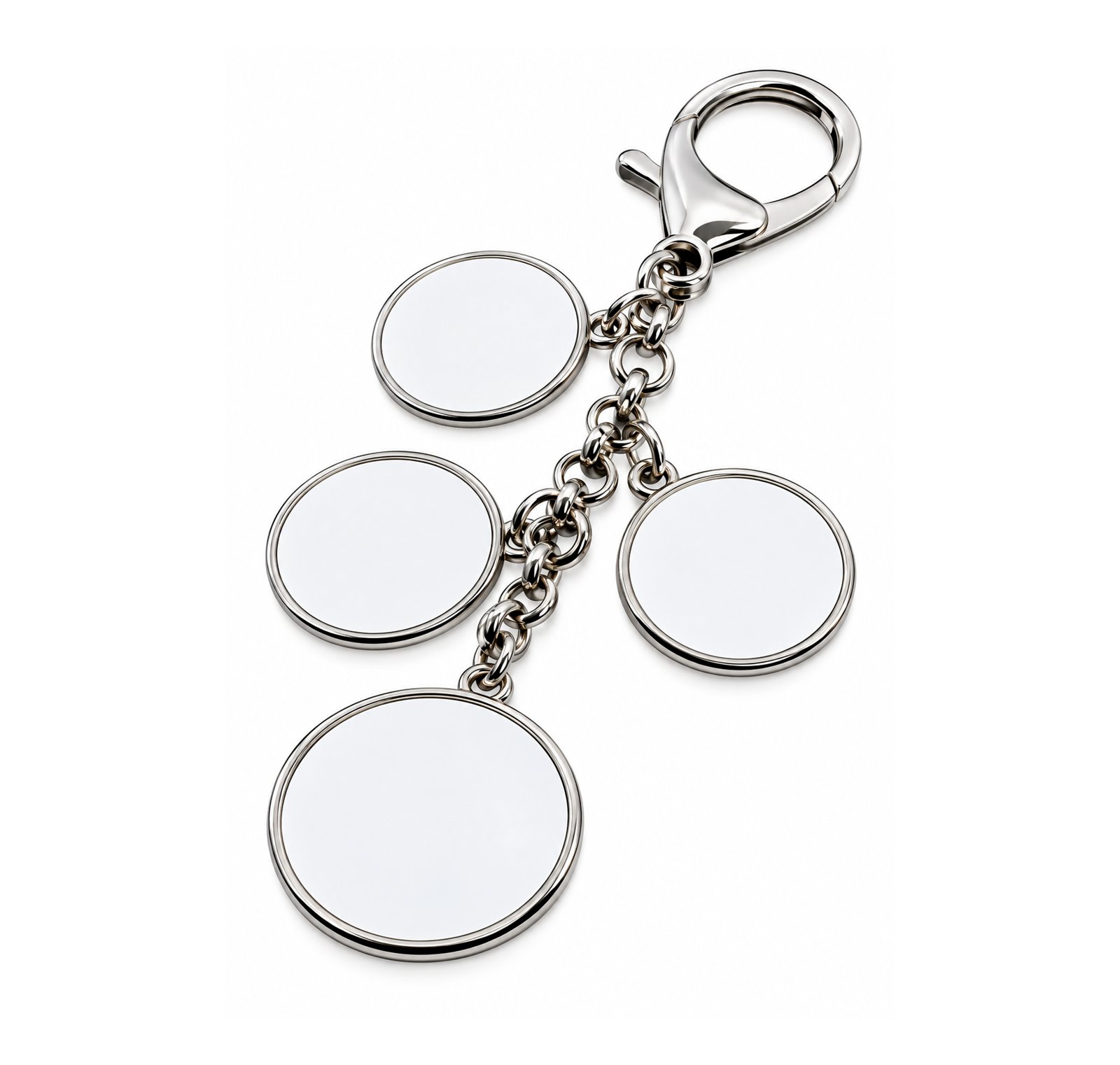 Llavero Métalico 4 Charms