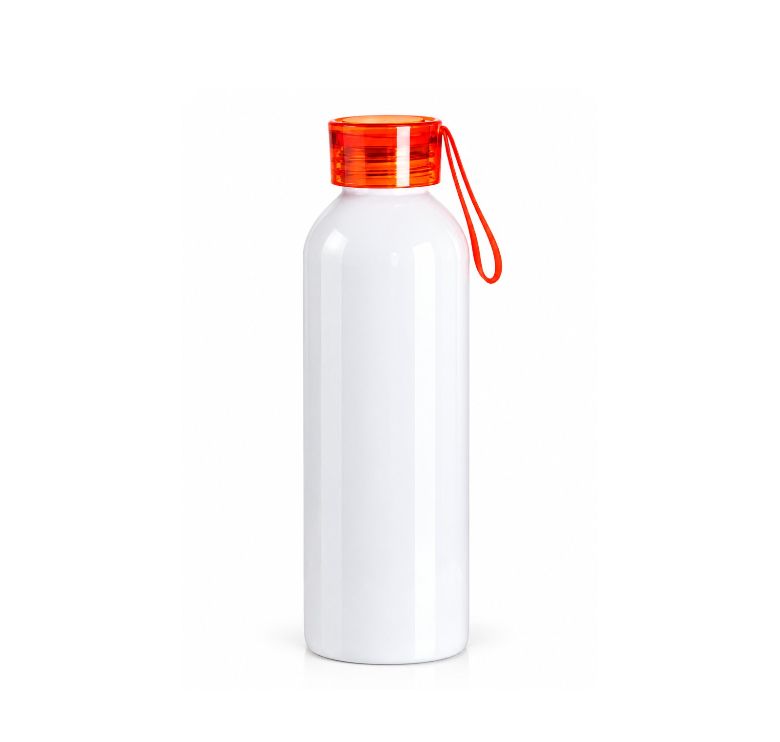 Botella Blanca Sport t/Color 750ml Tapa Roja