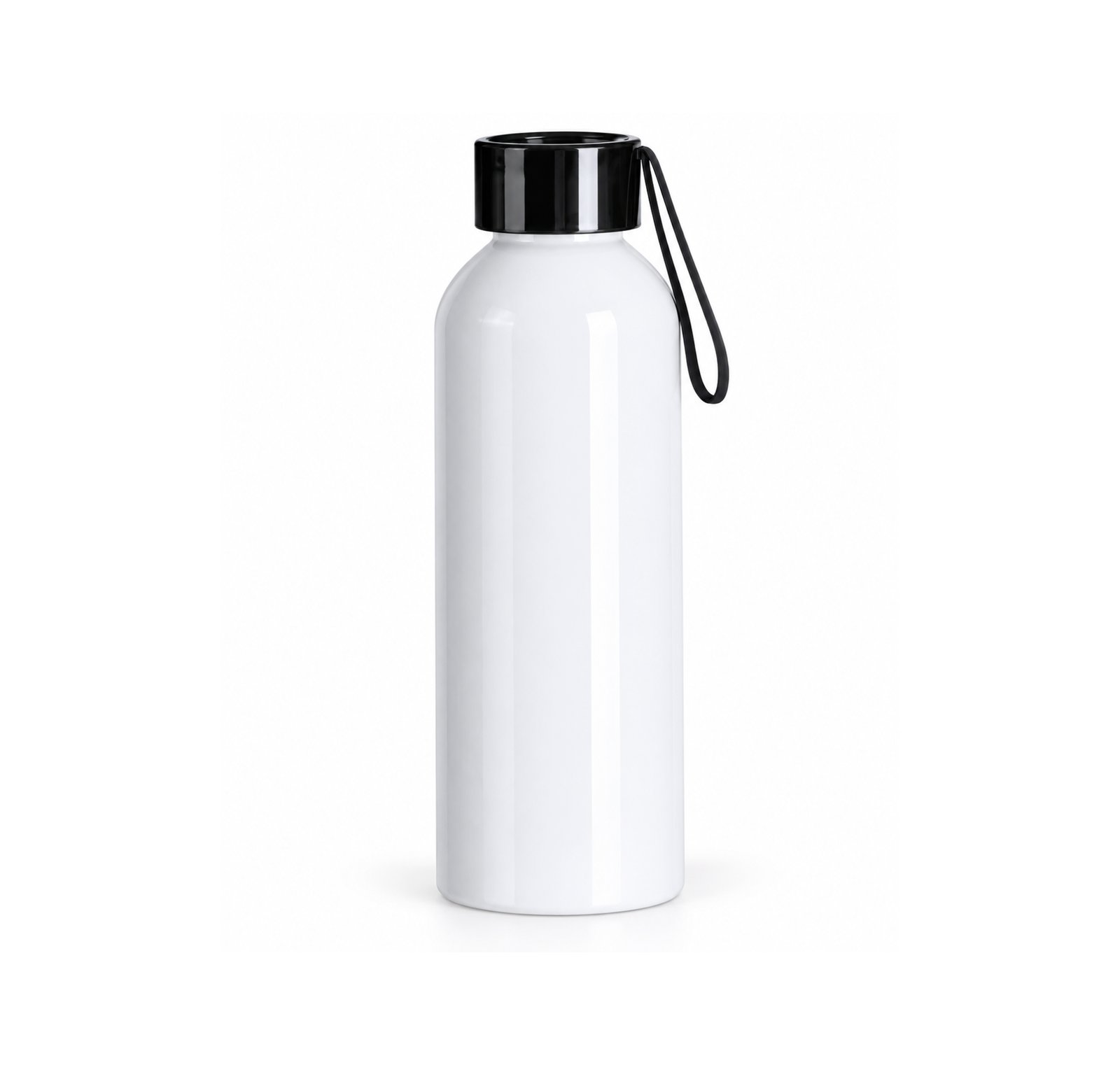 Botella Blanca Sport t/Color 750ml Tapa Negra