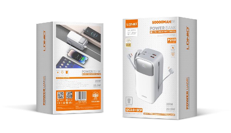 PowerBank LDNIO PQ50 50000MAH