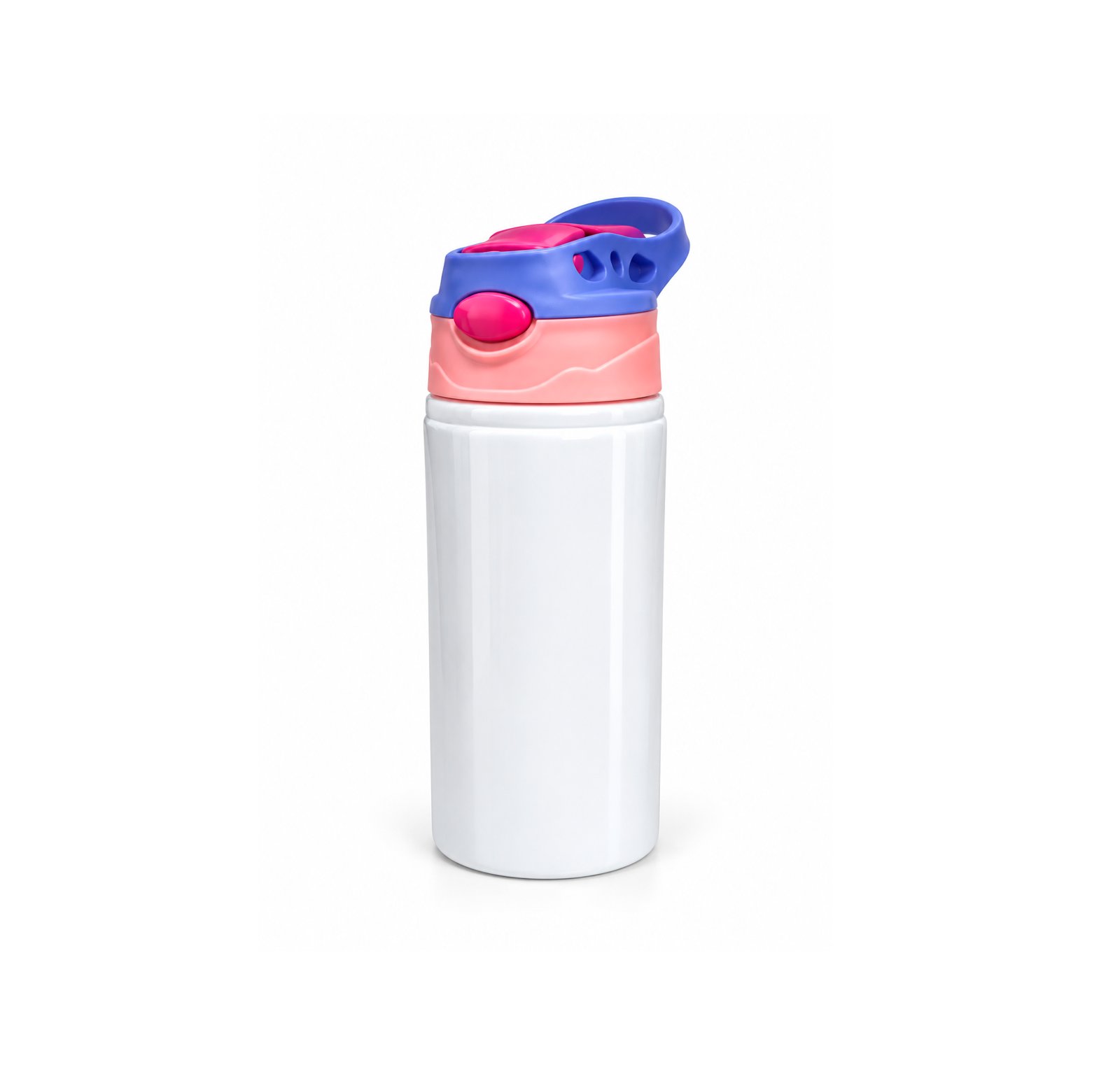 Botella Blanca 500ml Rosa/Morado Niño