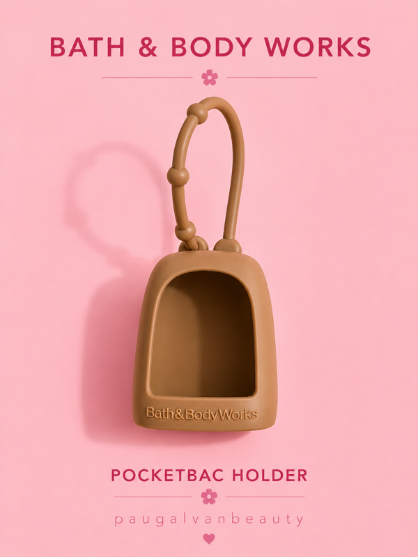 Bath and body HOLDER glitter café