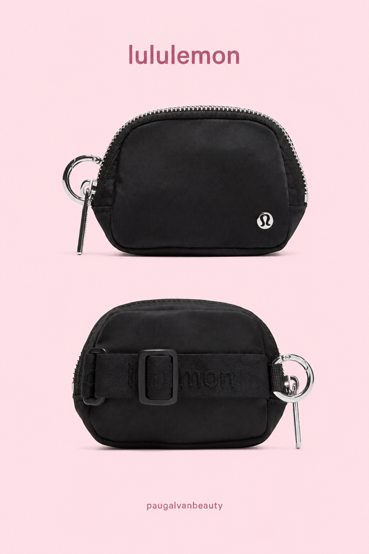 Lululemon mini bolsa negra