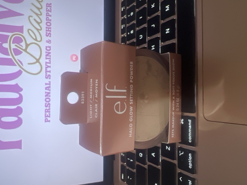 e.l.f. Halo Glow Setting Powder tino light médium