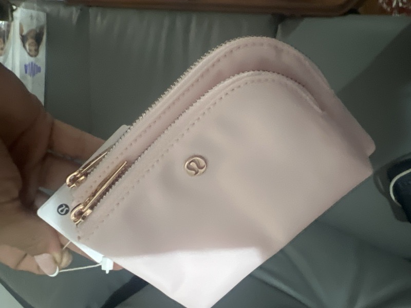 Lululemon doble cierre rosa
