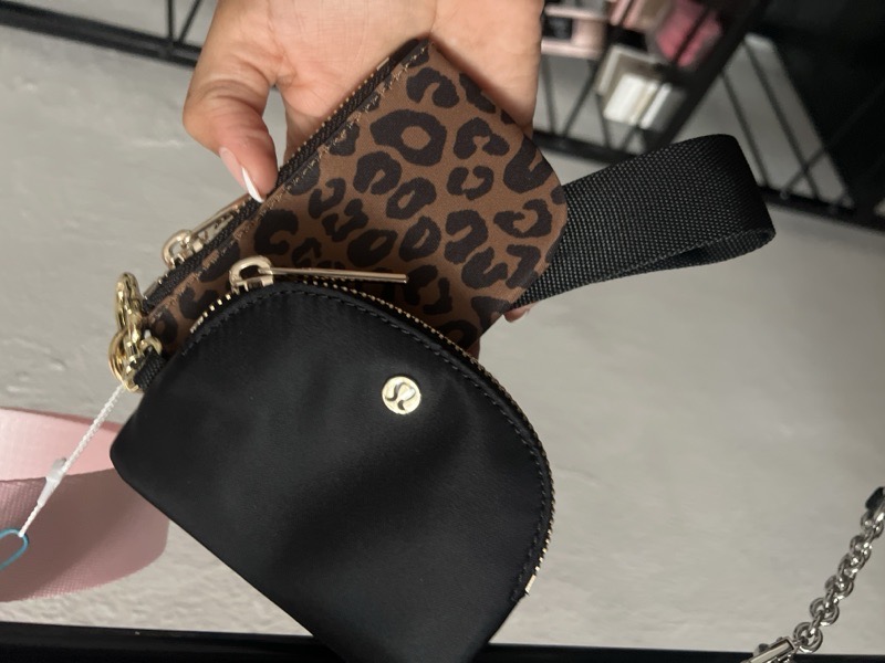 dual pouch Lululemon animal print