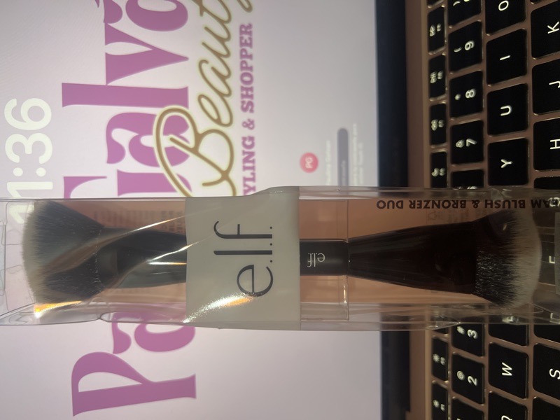 ELF brocha  cream  blush & bronzer dúo