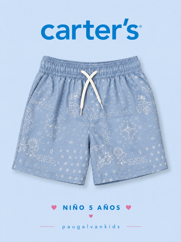 traje de baño azul niño 5 años